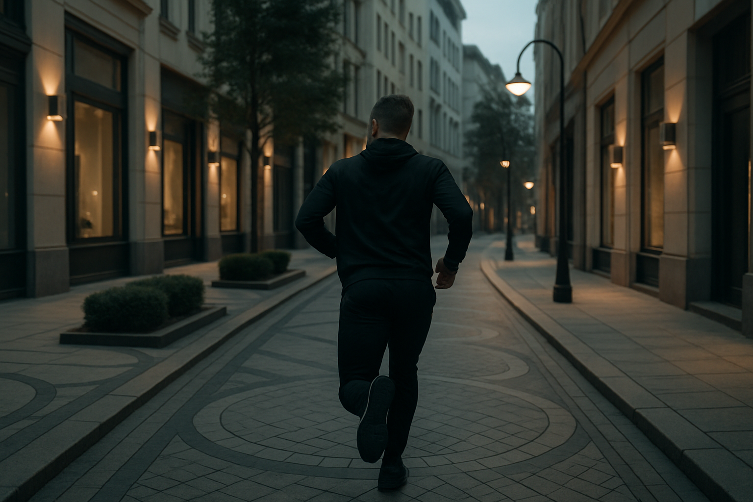 Nein ein erwachsener Mann und die Straße soll eher ästhetischer wirken 